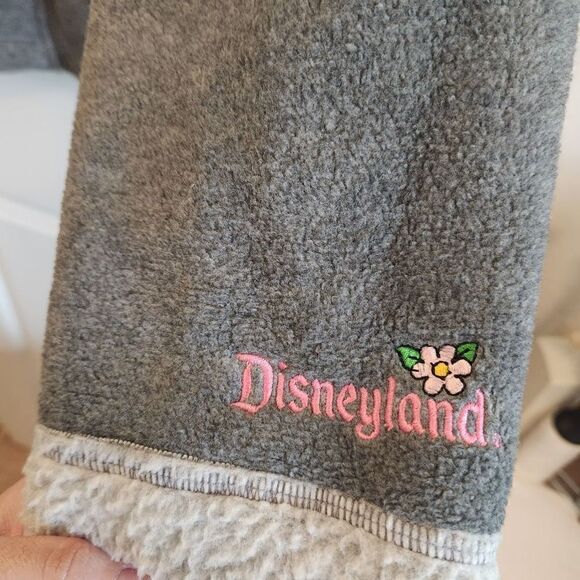 VINTAGE Disneyland Mickey and Minnie Mouse Zip Front Fleece Size Large - Picture 4 of 7